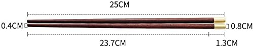 WJftoday Baguettes Baguettes Baguettes RÉUTILISABLES 2 PAIRES DE BAGUETTES Naturelles Réuaises en Bois Coffret Cadeau Baguettes pour les adultes Amoureux avec boîte portable Lavable Au lave-Vaisselle Non - Image 4