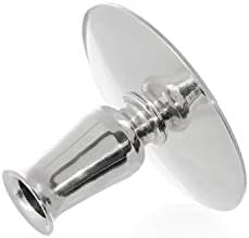 Nklaus 3x Porte-Bougies en Lauton Nickelé Bougeoirs Bougies d'A Autel Fines Bougies Ritulles Bougies en Cire d'Abeille Jusqu'à Ø0,9cm Chandelier Mariage 6732 - Image 3