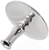 Nklaus 1x Porte-Bougie en Lauton Nickelé Bougeoir Bougies D'autel Bougies Ritulles Bougies en Cire d'Abeille Jusqu'à Ø6,7mm Chandelier Mariage 6733 - Image 3