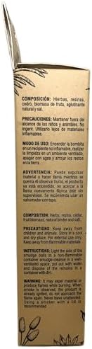 Bombitas Défumation activee 7 Herbes Sacrés Yagra Cannellle Parfum Fragances Boîte de 4 ampoules D'Encens Hostenatura - Image 7