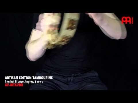 Meinl percussion ae-mta2bo tambourin avec cloche en bronzes édition artisan - Image 3