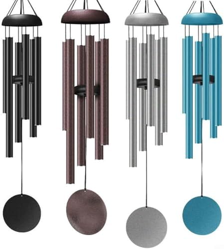 Décoration de Jardin Élégante Avec Un Carillon à Vent Suspendu de 81,3 cm pour des fils apaisants (argent) - Image 2