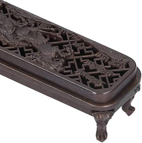 Topyond Brûleur d'Encens en Alliage de Laiton, Porte-Encens Élégant, Brûleur d'Encens et Rangement, pour la décoration de Chambre, décoration spiritual de pièce fraîche, aromathérapie, Méditation - Image 7