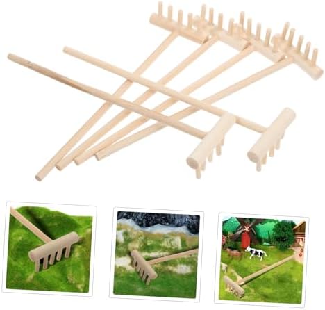 Pamingono 6 Pièces Outils de Bac à Sable Râteau de Jardin de Sable Râteau de Jardin à Méditer Râteau de Dessin De Jardin - Image 8