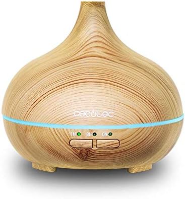 Cecotec Humidifificateur Pure Aroma 150 Yang. Ultrasonie humidifiante et diffuseur d'Arômes 150 ml, minute 3h, 7 couleur LED, aromathérapie, ultra sielenby
