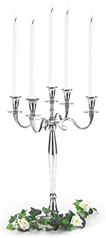 Chandeliers Gräfenstayn® à 1, 3 ou 5 bras - Diffférentes Tailles - Chandeliers CandéLabres en Argent, Noir, Blanc Ou ou (m, argent) - Image 2