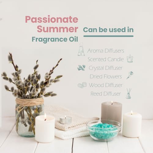 Mayjam Huile Essentiellle de l'Été Passionné 10ml, Huile de Parfume de Qualité Supérieure pour diffuser d'Huiles Essentielles, Aromathérapie, Humidificator - Image 5