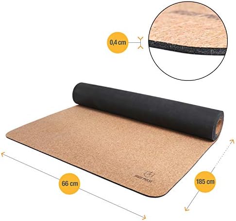 Tapis de Yoga High Pulse en liège et caoutchouc - Image 3