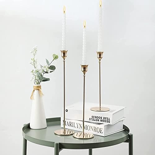Xinggang Bougeoirs Détenteurs 6 PCS DiFFÉRENTES TAILLES, 33/28 / 24cm CHANDELIER CANDÉLABRES Tableau de décoration Saint-Valentin de Noël Mariage Cérémonie anniversaire - Image 4