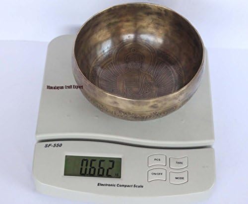 17,8 cm Figurine de Bouddha et Tibétain Mantra à découper tibétain bol chantant à découper faite à la main - Image 3
