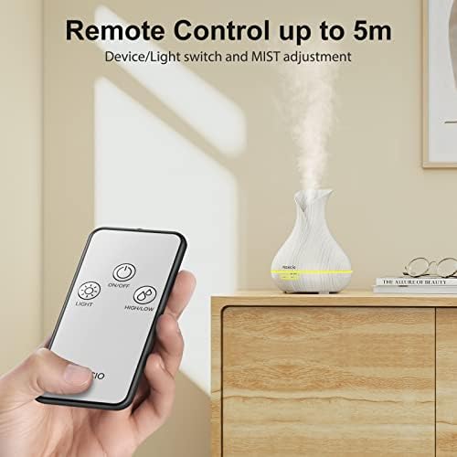 Diffuseur d'Huiles Essentielles Wifi, Maxcio Humidificateur d'Air compatible AVEC Alexa / Google Home, Smart TéléCommande Difffuseur Parfum Electrique RGB Colorés, Timer et Contrôle à distance sur l'application - Image 4