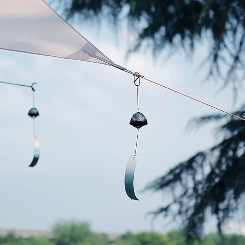 Petits Carillons Éoliens, Carillons éoliens pour l'Eltterieur | Décor de Jardin Avec Carte - Carillon à ton Mélodique apaisant, Cloche à Vent de Porche pour Jardin, Patio et Arrière-Cour - Image 7
