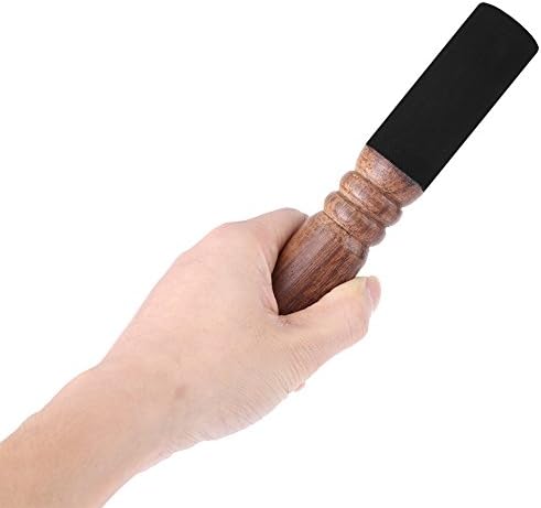 Bol chantant tibétain malle, sculpté à la main aU Népal, Maillet enveloppé de cuir, bâton de bol Sonore en Bois pour la méditation, le yoga et la relaxation - Image 7