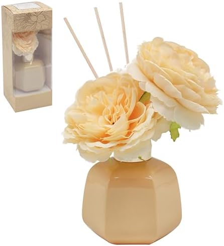 Diffuseur de moindre & pavéré à roseaux pour les accessoires de Maison - 100 ml - Parfum Grenade Noir Floral - DiFfuseur d'Huiles Aromathérapie - Coffret Cadeau pour femme