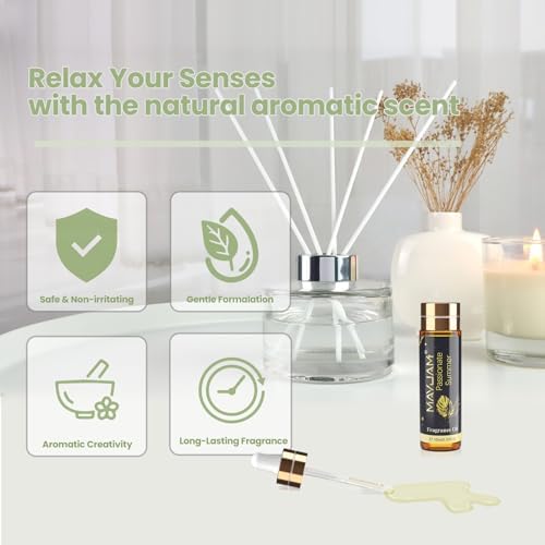 Mayjam Huile Essentiellle de l'Été Passionné 10ml, Huile de Parfume de Qualité Supérieure pour diffuser d'Huiles Essentielles, Aromathérapie, Humidificator - Image 3