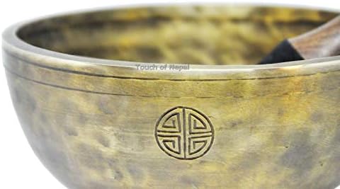 Touche du Népal Bol chantant tibétain de 20,3 cm de diamère - Image 3
