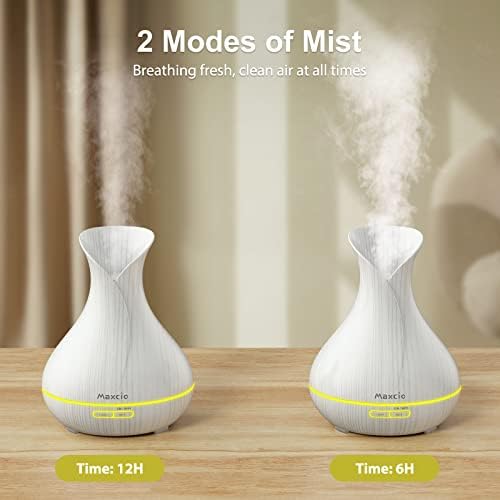 Diffuseur d'Huiles Essentielles Wifi, Maxcio Humidificateur d'Air compatible AVEC Alexa / Google Home, Smart TéléCommande Difffuseur Parfum Electrique RGB Colorés, Timer et Contrôle à distance sur l'application - Image 5