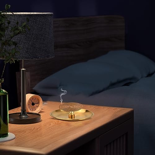 5 PIÈCES Porte Encens, Mini Laiton Neuf Porte Encens Baton, Support Encens, Bruleur Encens, Support Anti Moustique pour le Bureau à domicile Méditation de la Maison, Yoga et Spa - Image 3