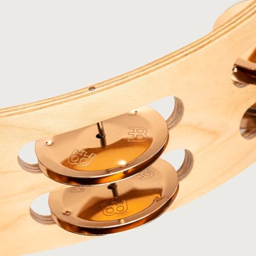 Meinl percussion ae-mta2bo tambourin avec cloche en bronzes édition artisan - Image 2