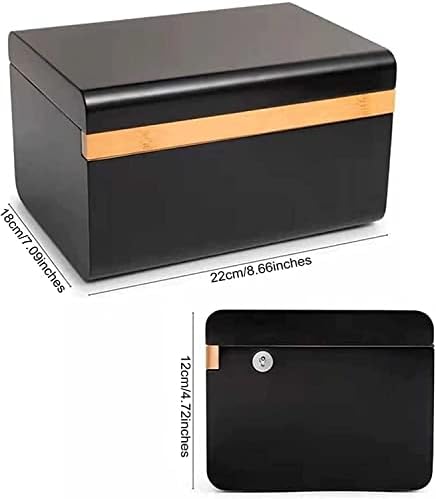 REDINGWE COFFRET DE RANGEMENT EN BAMBOU PRIUM BOîte de Rangement en Bois Coffret Cadeau de Luxe, Boîte de Séparateurs de Rangement AMOVIBLE AVEC SERRUR, AVEC PLATEAU MOBILE - Image 2