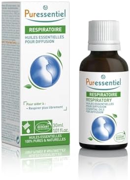 Purentiltiel - Respiratoire - Huiles Essentielles vers la diffusion - Respi-100% Purres et Naturelles - Aide à respirer Libération - 30 ml