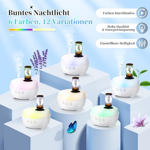 Diffuseur d'huliles Essentielles - diffuseur d'Aromathérapie Avec 2 Huiles Essentielles - Huiles Essentielles de Lavande et d'Arbre à the - Diffusion direc - Image 5
