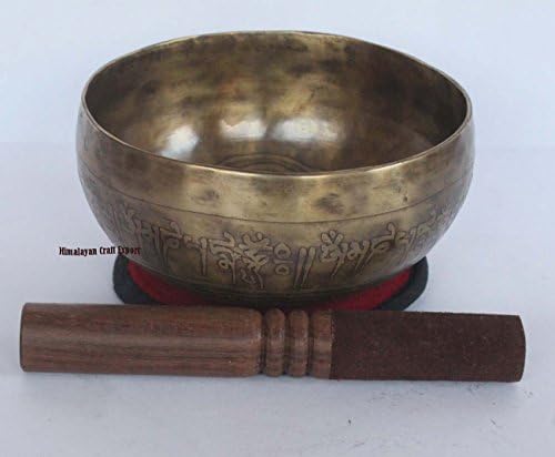 17,8 cm Figurine de Bouddha et Tibétain Mantra à découper tibétain bol chantant à découper faite à la main - Image 2