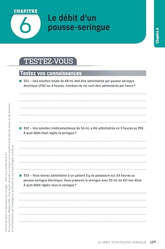 Calculs de Doses en 600 Exercices Corrigés - verse les 3 Années du Diplôme d'Etat Infirmier.: + Les Tutos! Verser Visualiser La Pratique - Image 3