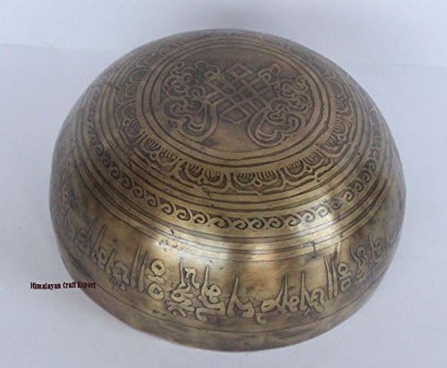 17,8 cm Figurine de Bouddha et Tibétain Mantra à découper tibétain bol chantant à découper faite à la main - Image 5