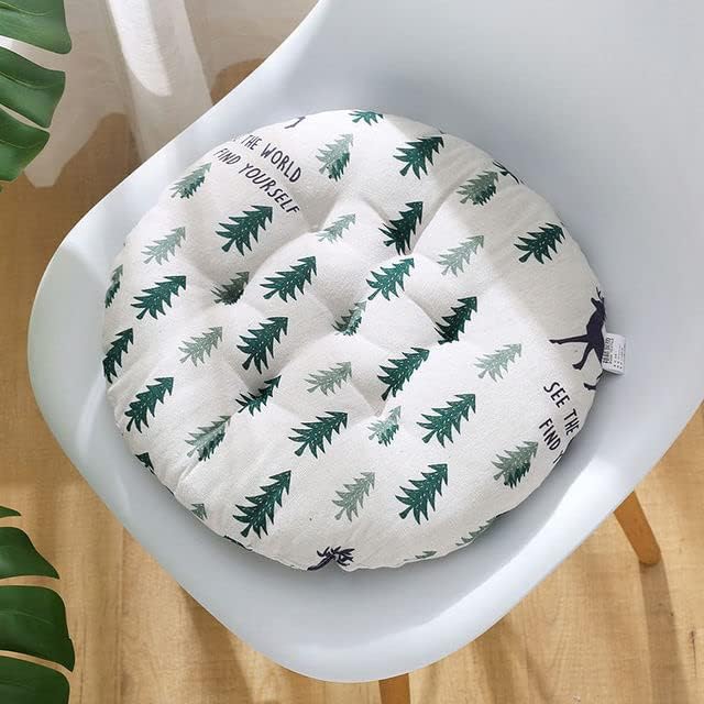 Yahuo Coussin Rond 28/35/43/48 cm pour chaise De Bureau, Coussin de Méditation, Coussin de Yoga, Coussin de Sol décoratif