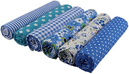 Uooom lot de 6pcs 50 x 50 cm patchwork coton tissu bricol - Image 5