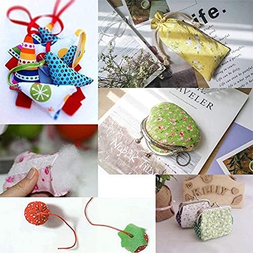 Tissu Patchwork, tissus en coton faisceau 60 pièces carrés de tissu patchwork 10 * 10cm motif floral et pois assortis tissus de coton aU mètre pour couture patchwork couture mamiffons diy artcraft - Image 5
