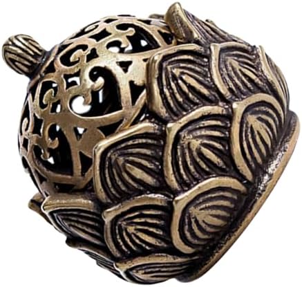 Rorpoir 1 pc ornes de Brûleur d 'encensoir bouda décoration interieure purificcateur objet de décoration pour étude portte- aromatique décoration de Bureau cuivre Golden