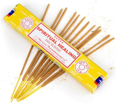 Satya Nag Champa Lot de 3 Paquets de Bâtons d'Encens 100% Naturel Fait à la Main pourvain le Stress, La Décoration Spirinelle, L'Estompage et La Méditation - Image 2