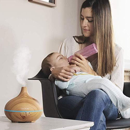 Cecotec Humidifificateur Pure Aroma 150 Yang. Ultrasonie humidifiante et diffuseur d'Arômes 150 ml, minute 3h, 7 couleur LED, aromathérapie, ultra sielenby - Image 4