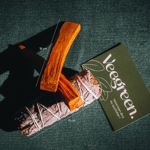 SAUGE BLANCHE Purification à Bruler │ Sauge Amérinien et Batons Palo Santo │Encens Naturel à Bruler, bien-être-à-être Méditation│ Bougie et Bois de Ritual - Image 5