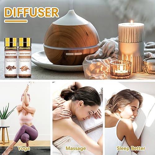 Migcaput Set Huiles Essentielles 21 x 5 ml pour diffusion, Huiles Essentielles 100% Pure - Image 6