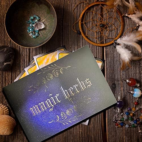 Rebirthsame 16 / Craft Supplies Herbes Pour Sorcellerie - Kit d'Herbes Séchées pour les riituls Wicca, Païen et Wiccan, Fournitures d'Autel, Trie Magiques - Sorcière Avec Cuillère et Cristal - Image 5