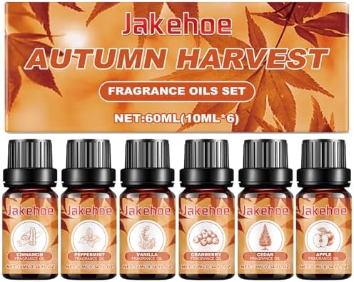 6x10ml Coffret Huiles Essentielles, Huile Essentiellle pour diffuseur, Hhule Essentiellle