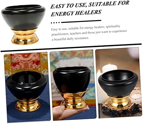 2 PIÈCES ACCESSOIRES DE MÉDITATION BOL DE MÉDITATION BOL DE GUÉRISON OREILLER DE MÉDITATION BOL DE RELACTION BOL ZEN BOLS DE CHAKRA BOL DE RÉGLAGE INSTRUMENTS DE MUSIQUE OUTILS SONORS CUIVRE AVEC - Image 5