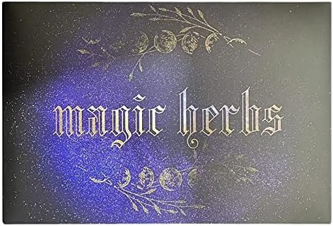 Rebirthsame 16 / Craft Supplies Herbes Pour Sorcellerie - Kit d'Herbes Séchées pour les riituls Wicca, Païen et Wiccan, Fournitures d'Autel, Trie Magiques - Sorcière Avec Cuillère et Cristal
