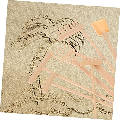 Merryhapy 1 râteau à sable mini râteaux zen quatrenitures de jardin zen décor de méditation accessoires râteau de jardin zen outil de jardin zen accessoires de table de sable plastique - Image 9