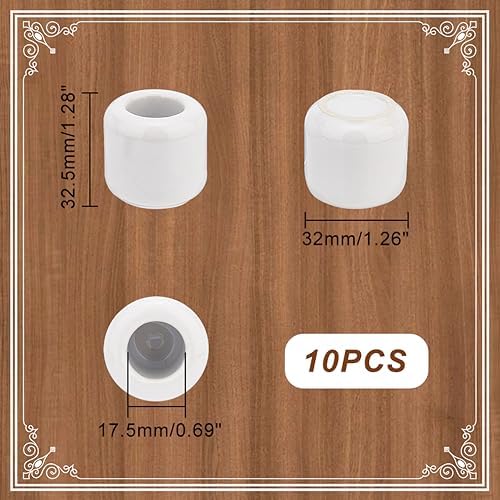 Ahandmaker lot de 10 bougeères en céramique doré - mini carillon rituel - couique couique, rites, tri, autel, quatre naissances wiccan et plus - 1,8 cm de diamétre - Image 2