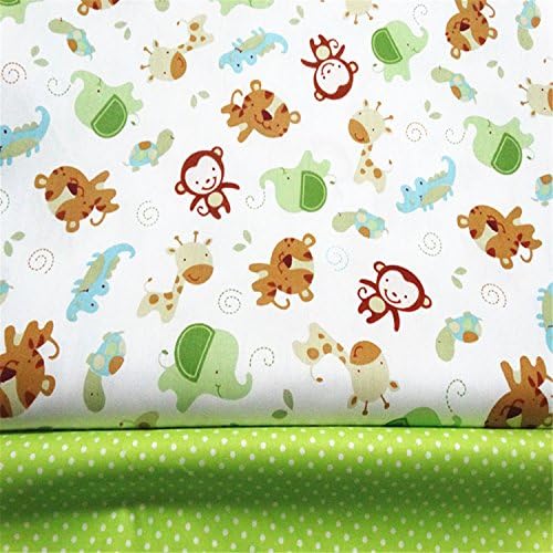2 pièces de Tissu fuya 160 cm x 100 cm coton à pois tissu patchwork fait à la main couler le Matelassage, la couture, les confiseries de vêlements pour bébé et enfants - Image 3