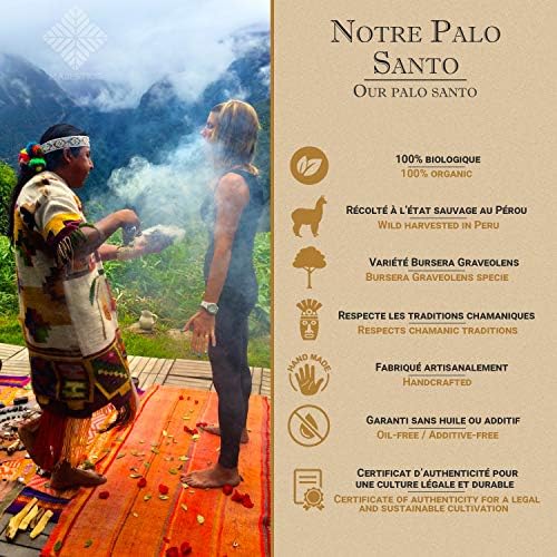 Palo Santo Purification Encens 60 gr et livre ebook Pratique (PDF) - Batons de Bois Sacré à Brueler pour purification des énergies Négatifs - Palo Santo Véritable - Image 3