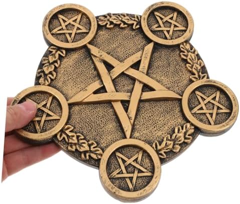 Alipis 1 PC Chandelier Pentagramme Bougeoir de Bougeoir Pentacle Titules Bougies de Thé bouge - Image 2
