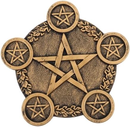 Alipis 1 PC Chandelier Pentagramme Bougeoir de Bougeoir Pentacle Titules Bougies de Thé bouge