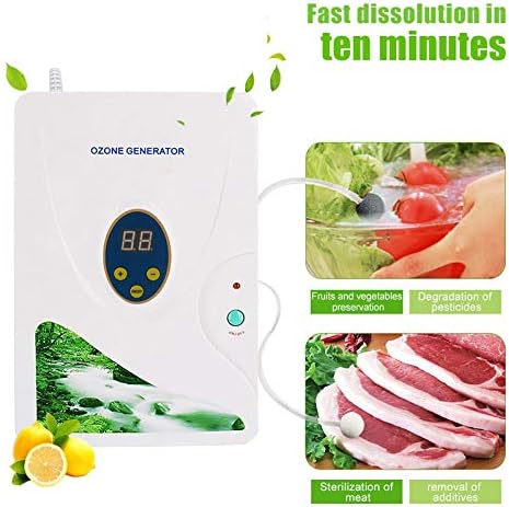 Touisedgi Purificators d'Air à Minuterie de Roue, Généraur d'Ozone Polyvalent et Purificator d'Air Eau-Huile Ozonateur, machine à ozone pour les fruits à eau eu bouchon - Image 2