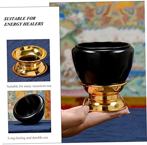 2 PIÈCES ACCESSOIRES DE MÉDITATION BOL DE MÉDITATION BOL DE GUÉRISON OREILLER DE MÉDITATION BOL DE RELACTION BOL ZEN BOLS DE CHAKRA BOL DE RÉGLAGE INSTRUMENTS DE MUSIQUE OUTILS SONORS CUIVRE AVEC - Image 2