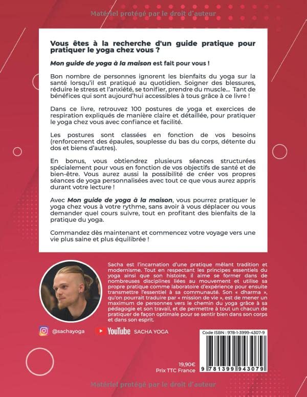 Mon Guide de Yoga à la Maison: 100 postures de yoga et exercices de respiration pour se tonifier, Gérer Son Stress et entretenir sa santé physique et mentale - Image 2